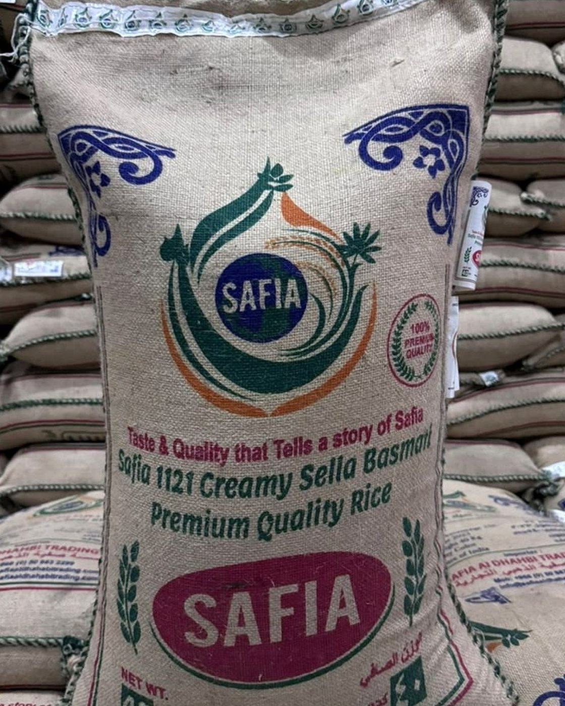 Safia Creamy Sella SAFIA packaging reference photograph
