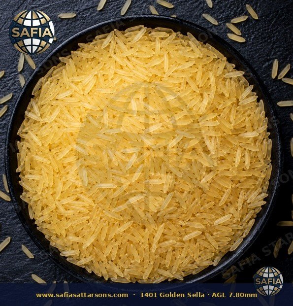 1121 Golden Sella Basmati — representative rice image