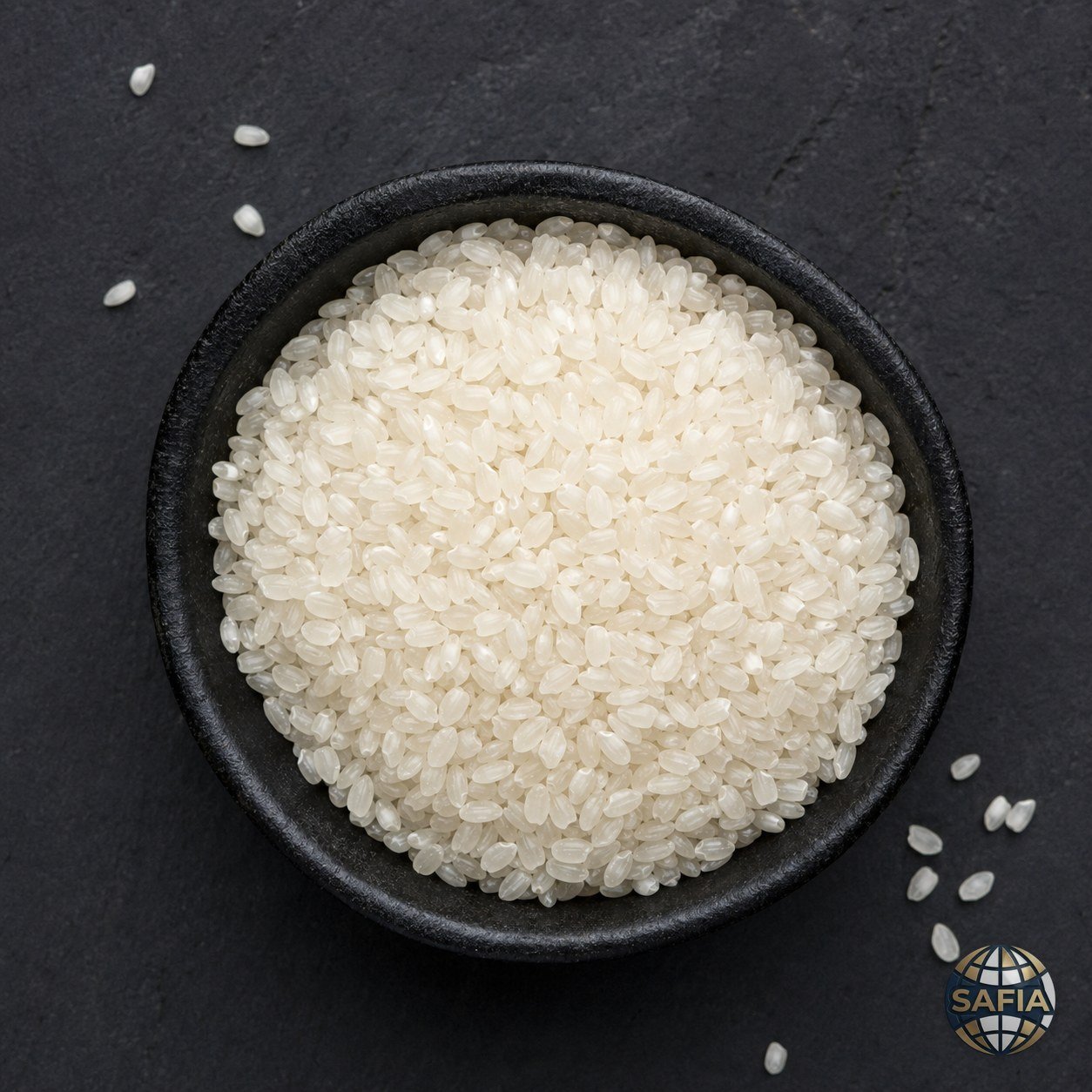 Koshihikari — Japanese short grain japonica rice, measured L:W 1.63