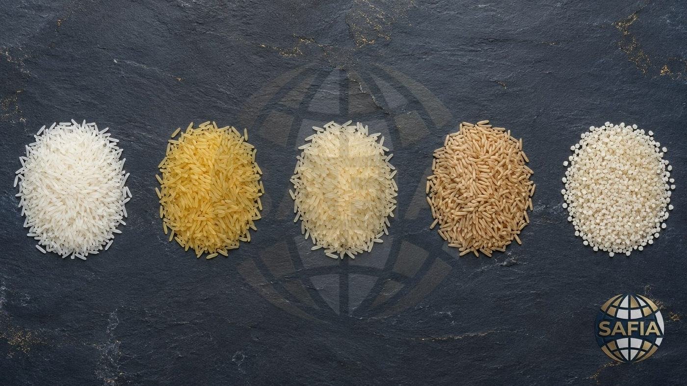 Brown rice — unpolished tan grain
